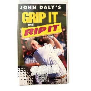 John Daly's Grip It And Rip It VHS  Tape With Case Excellent Condition Platinum